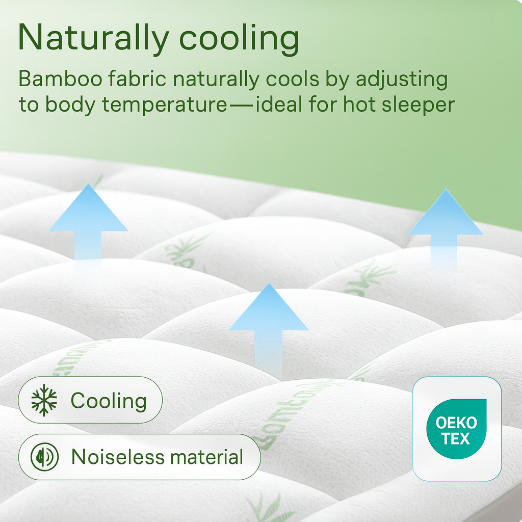 EverLoom™ Bamboo Mattress Topper